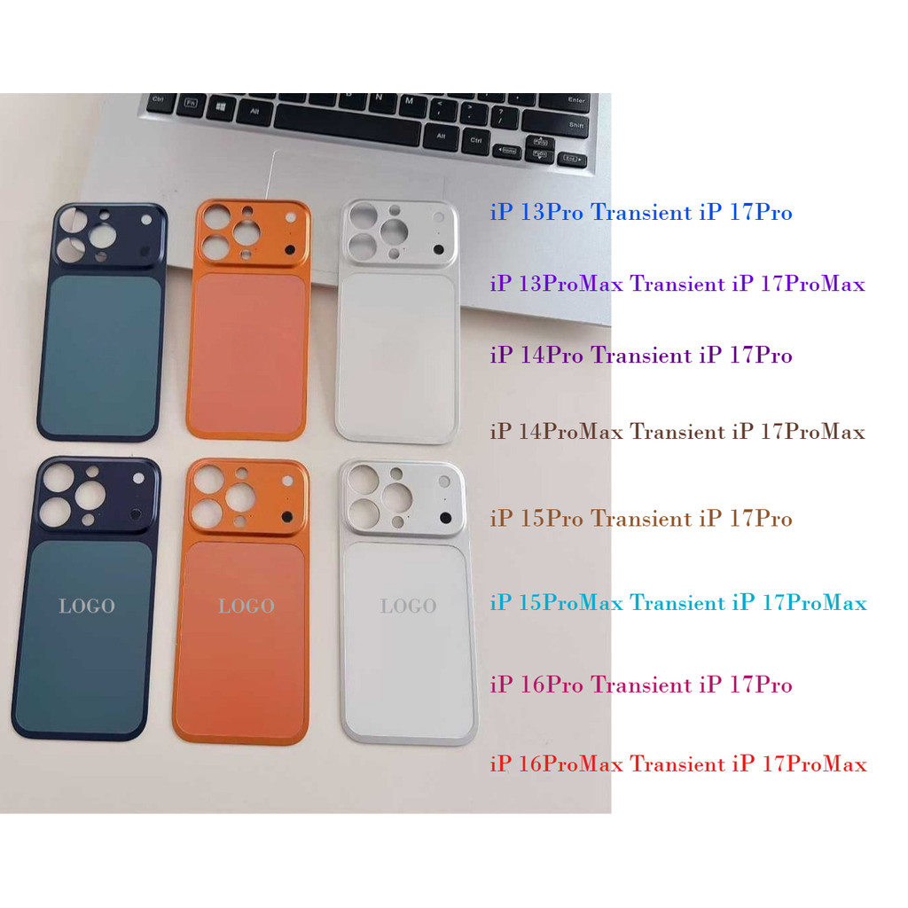 อลูมิเนียมอัลลอยด์ฝาหลังกล้องฝาหลังโทรศัพท์ฟิล์มป้องกัน iPhone 14 15 16 Pro MAX วินาทีอัพเกรด iPhone 17Pro MAX เลนส์กล้องปลอมโทรศัพท์ฝาหลังฟิล์มป้องกัน