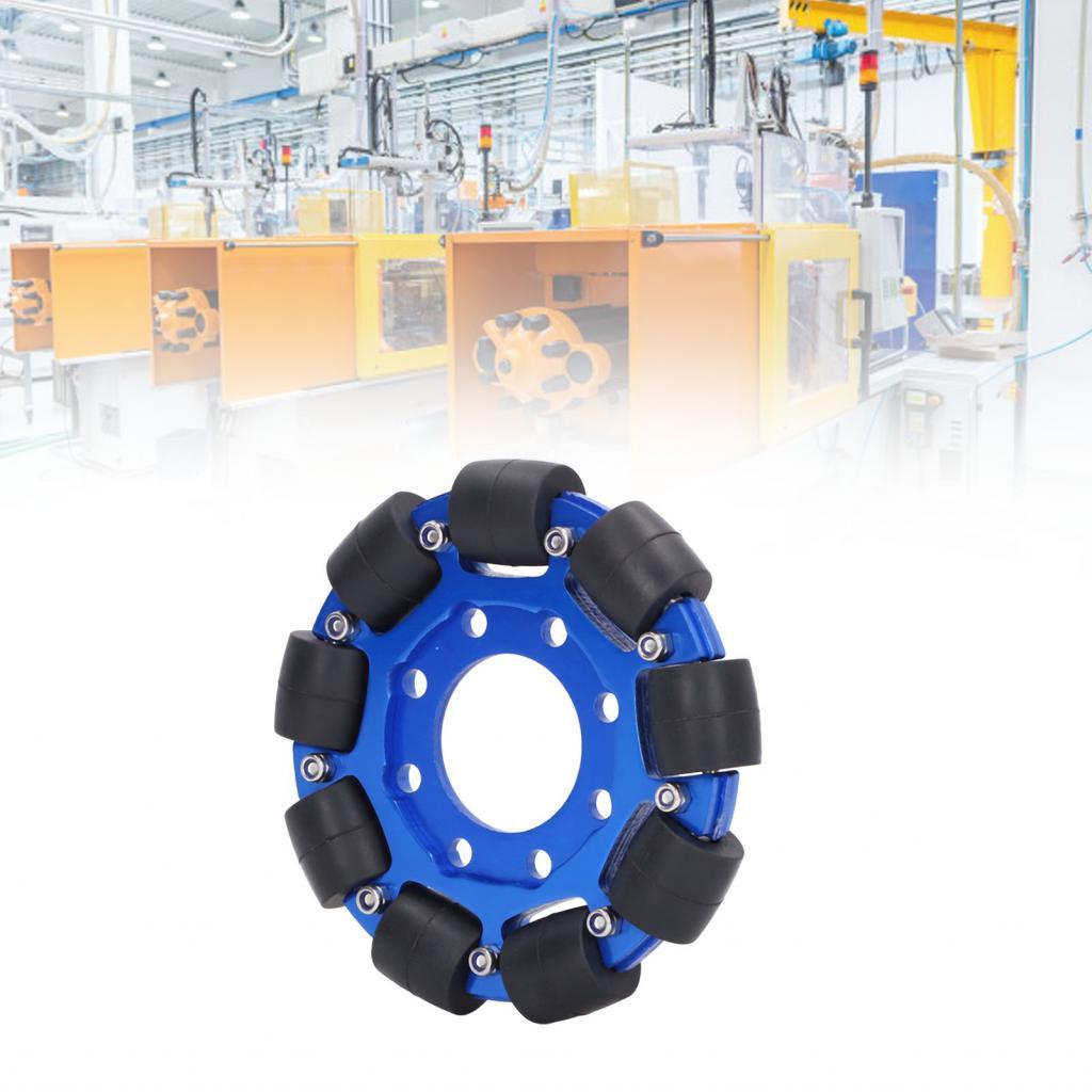 Omni Wheel ดุมโลหะผสมอลูมิเนียม ล้อรอบทิศทางสำหรับ DIY