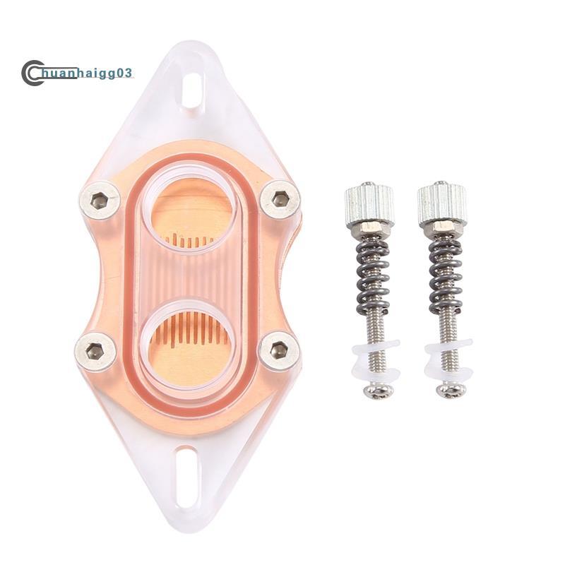 (chuanhaigg03)CPU Water Cooling Block Cooler อะคริลิคโปร่งใส South Bridge Northbridge Block สําหรับค