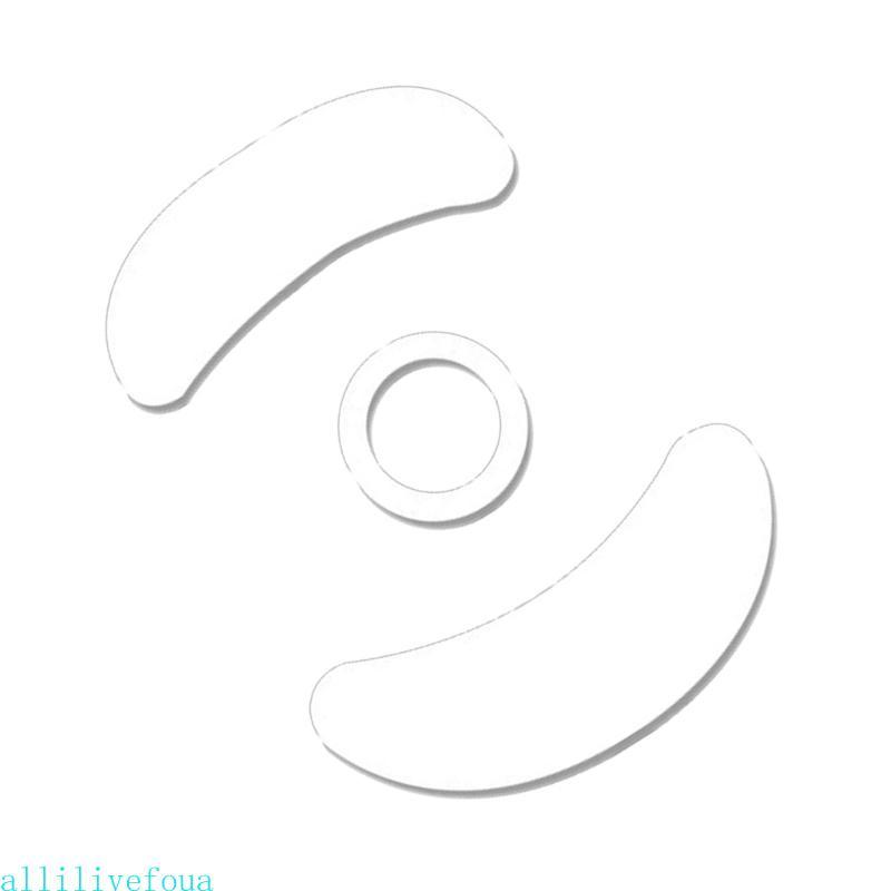 Allilivefoua Enhanced Gaming Mouse Skates Feet สําหรับ VAXEE NP01S NP01 AX White Glides Edges