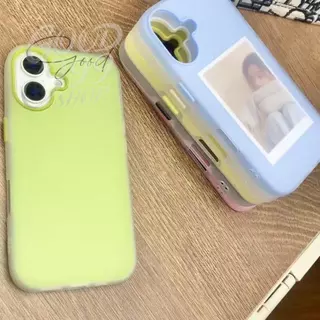 เคสโทรศัพท์แบบ 2 in 1 ซิลิโคนใส เคสเยลลี่ For iPhone 17 16 15 14 13 12 11 Pro Max X XR XS Max 7 Plus เคสไอโฟน 13 เคส#080