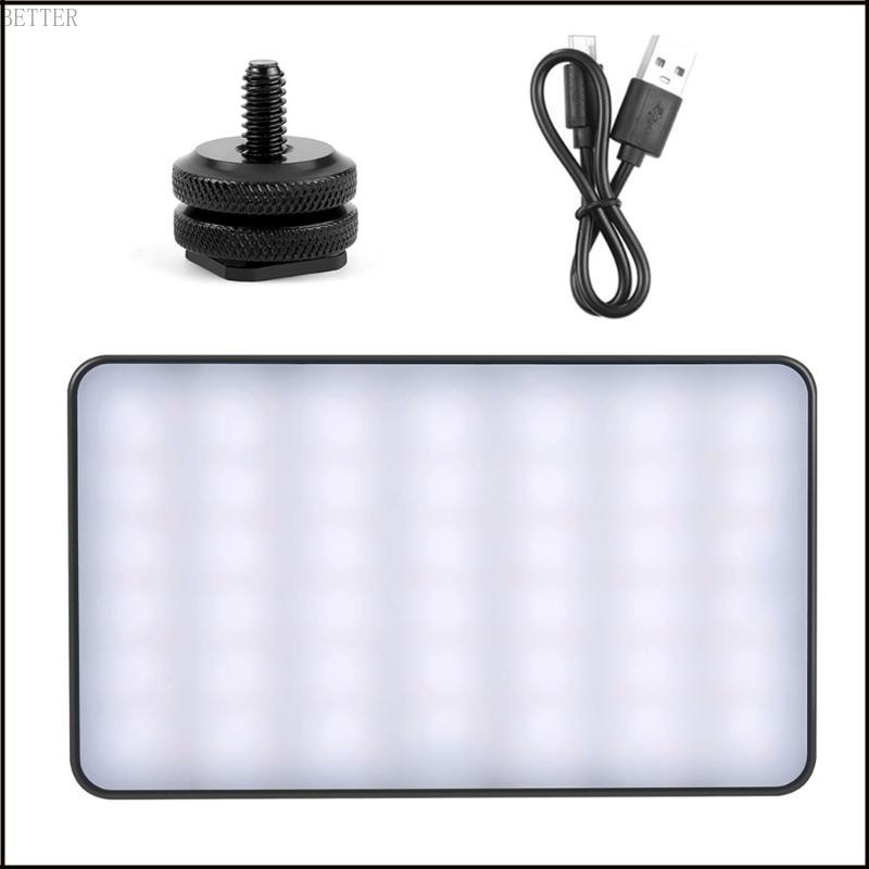 BETT การถ่ายภาพมือถือขนาดเล็กแบบชาร์จไฟได้ 2500K-9000K สําหรับกล้องถ่ายภาพและออกอากาศวิดีโอ