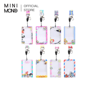 Mini mono ที่ใส่บัตรพร้อมสายคล้องคอลายการ์ตูน ขนาด 90x2 ซม. ดีไซน์น่ารัก พกพาสะดวก มาพร้อมสายคล้องคอใช้งานง่าย