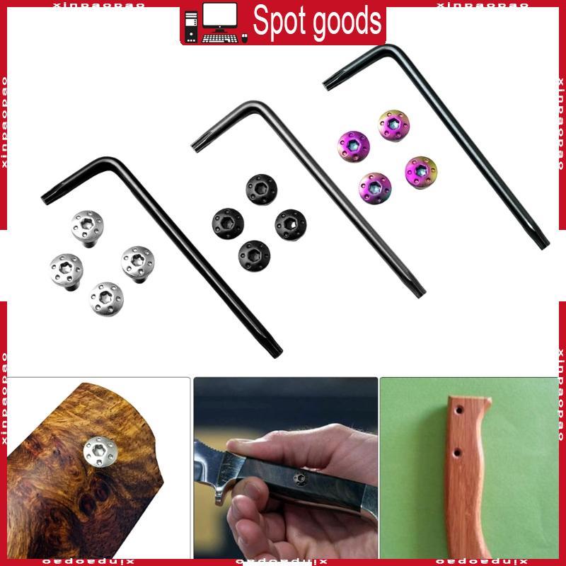 XI Durability Machined Grip สกรูสําหรับ 1911 P4 Grips รุ่นสแตนเลส 4 ชิ้น