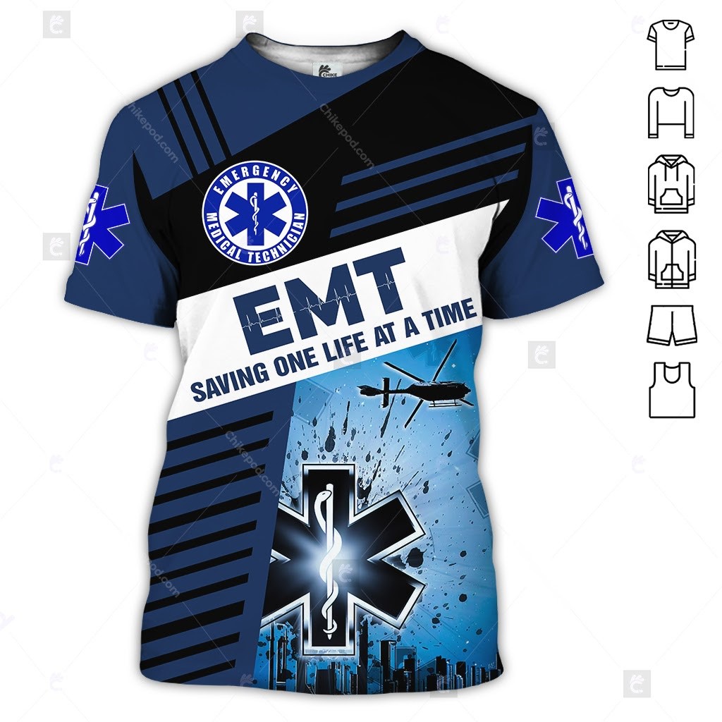 Emt 3D Full Body พิมพ์เสื้อผ้า BC365 3D เสื้อยืดแขนสั้น