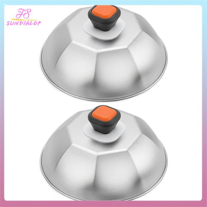 [sundialop.th] สแตนเลส 9" Griddle Melting Cheese Dome Basting Cover สําหรับ Griddle Melting Dome สํา
