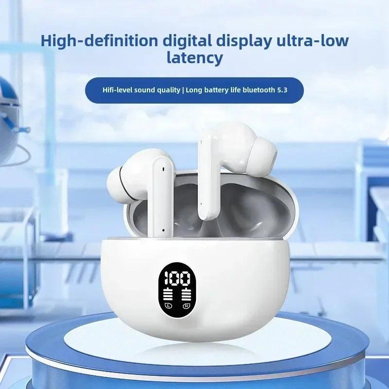 BONINE Original TWS หูฟังไร้สายเกมหูฟังบลูทูธพร้อมไมโครโฟนลดเสียงรบกวน High Fidelity Bass หูฟัง