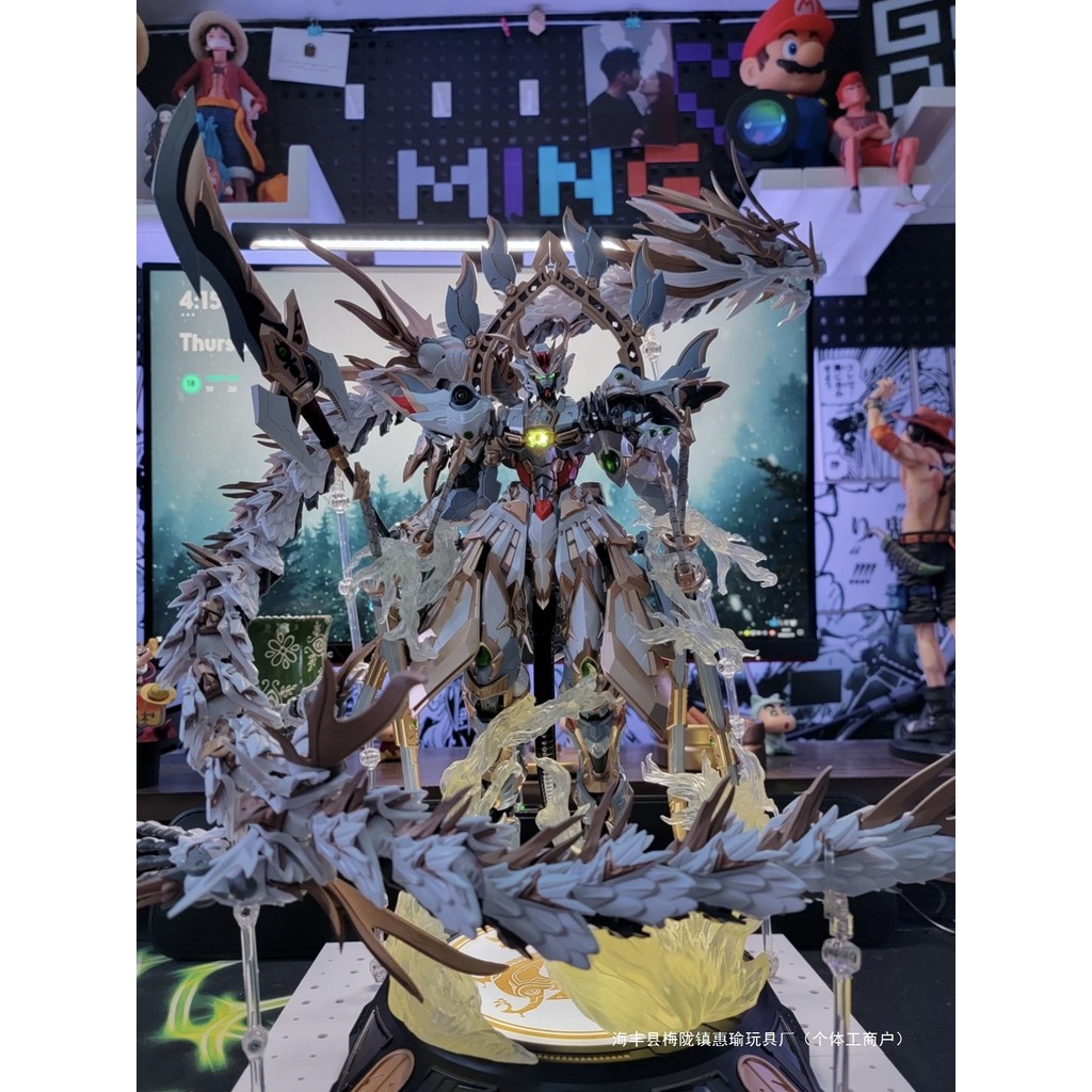 สามก๊ก Magic Nuclear Ao Bing Lu Bu Cao Ren Bai Xue Ji Mecha Assembly Figure