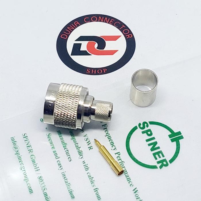 CONNECTOR N ชายถึง LMR400 CRIMPING SPINNER !
