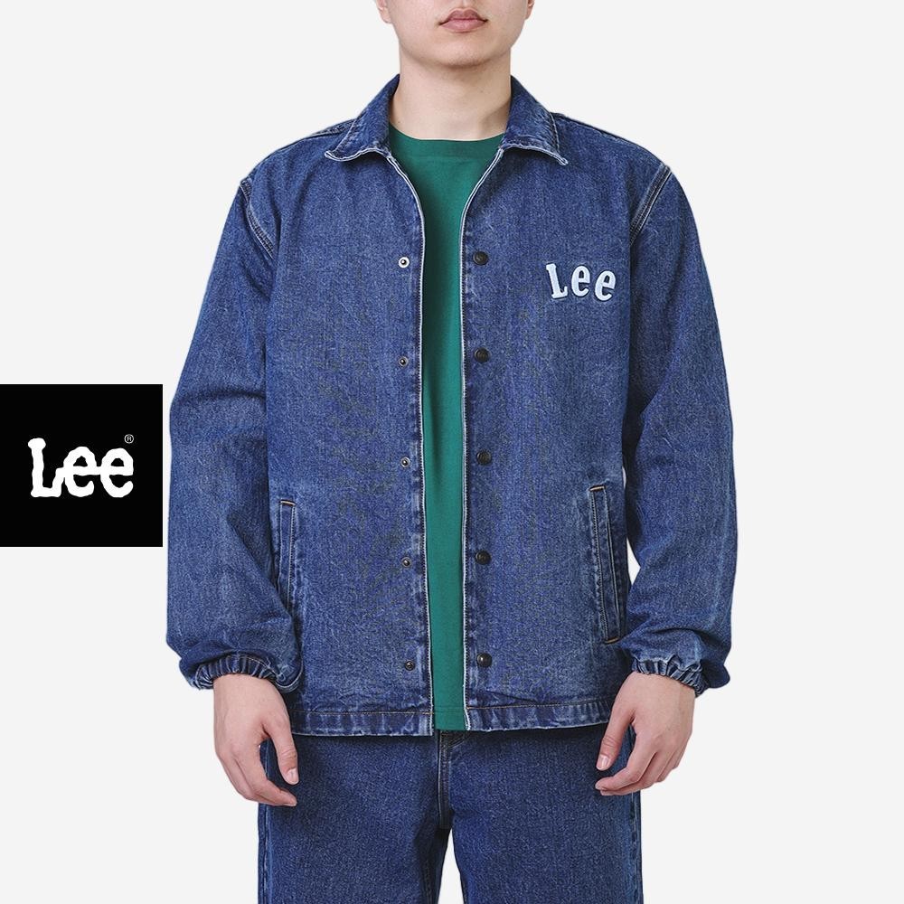 LEE เสื้อแจ็กเก็ตผู้ชาย คอลเลคชั่น Lee x Akid From Yesterday รุ่น LE F225MJKTN02 สียีนส์กลาง