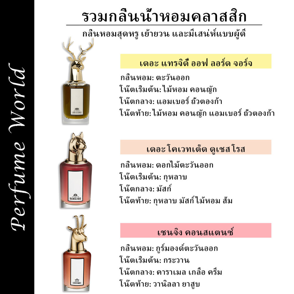 📌ส่งฟรี! ของแท้ 💯% The Tragedy of Lord George & The Coveted Duchess Rose EDP 2ml/5ml/10ml น้ำหอมแบ่ง