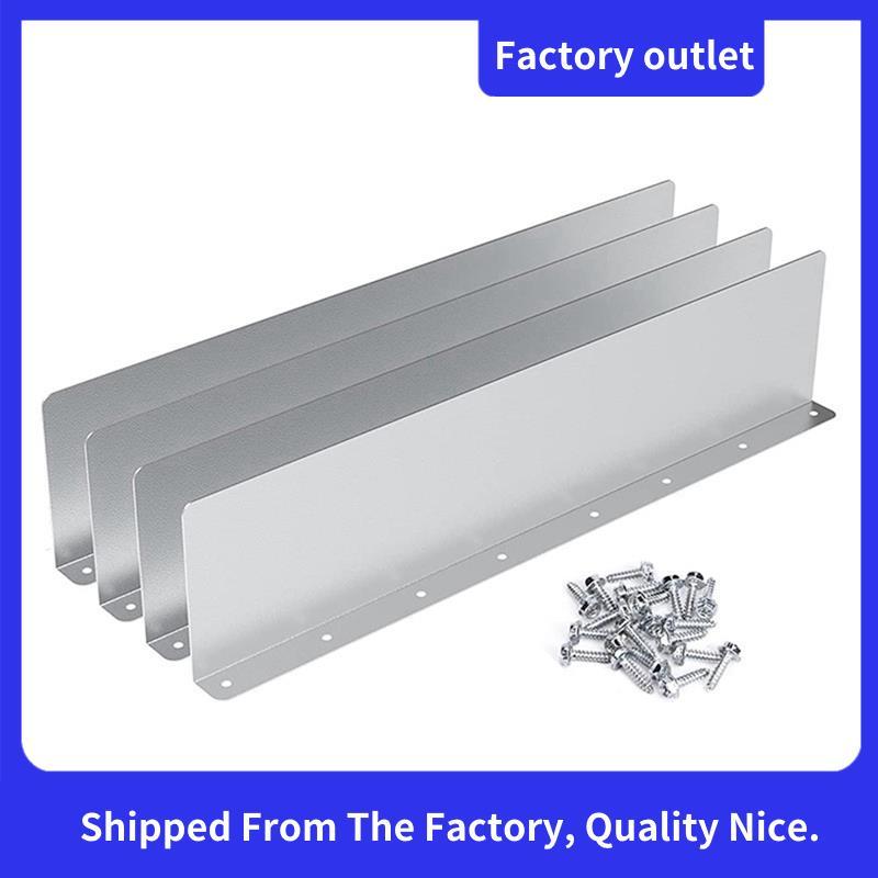 4 ชิ้น Gutter Valley Splash GUARD Rainwater Valley Gutter Splash GUARD สําหรับ Shingle หลังคามุม