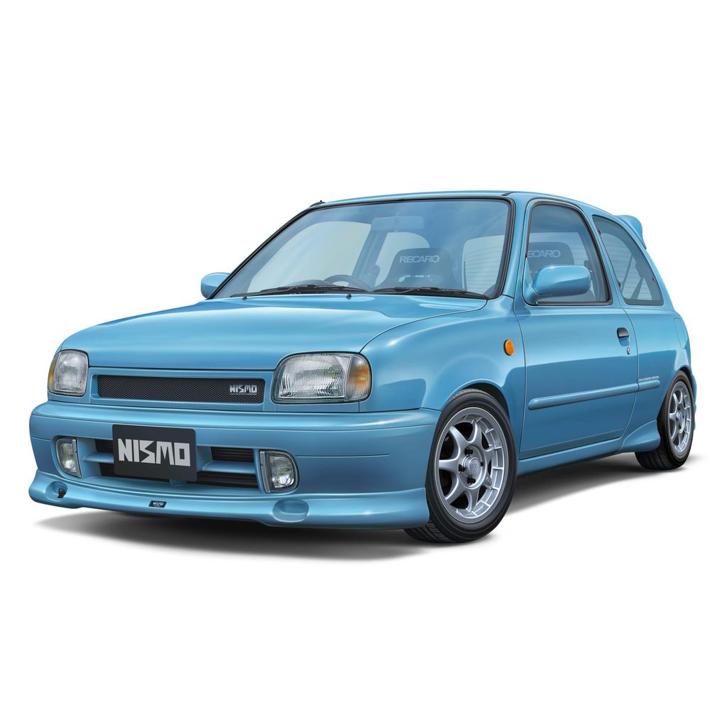 ซีรีย์ 124 นิ้วขึ้นไป No1006 NISSAN MARCH แบบ K11 พร้อมอะไหล่ NISMO พร้อมเคสประกอบครบรอบ 40 ปี NISMO