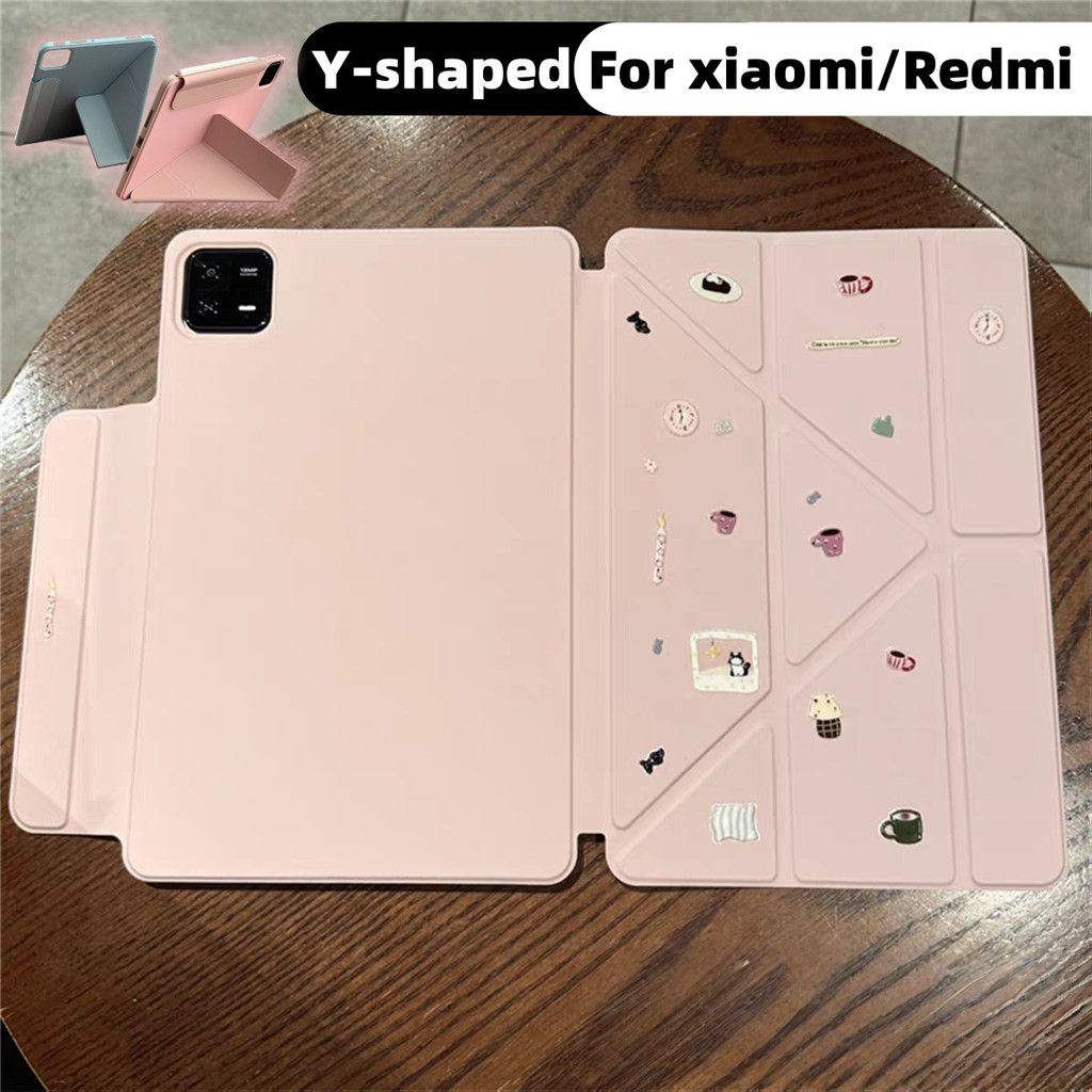 เคสฝาพับ เคสกันกระแทก ปากกาแม่เหล็ก For Redmi Pad 2/SE 11/SE 8.7 XiaoMI Pad7/ 7pro mi pad 6/6 Pro Mi