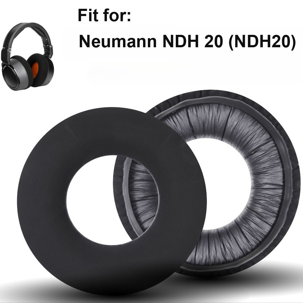 ผ้านาโนแผ่นรองหูฟังเบาะสําหรับ Neumann NDH 20 (NDH20) หูฟังสตูดิโอ, เปลี่ยนแผ่นรองหูฟังด้วยโฟมความละ