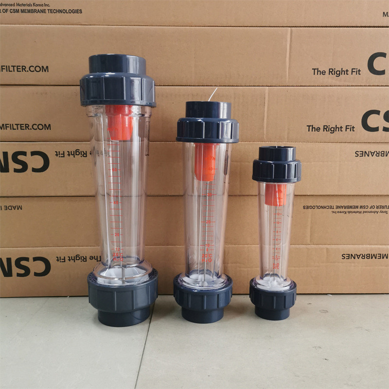 อุปกรณ์บําบัดน้ําเสียเครื่องวัดการไหลอินเทอร์เฟซโรเตอร์พลาสติกเครื่องวัดการไหล DN200/DN50 ลอยเครื่อง