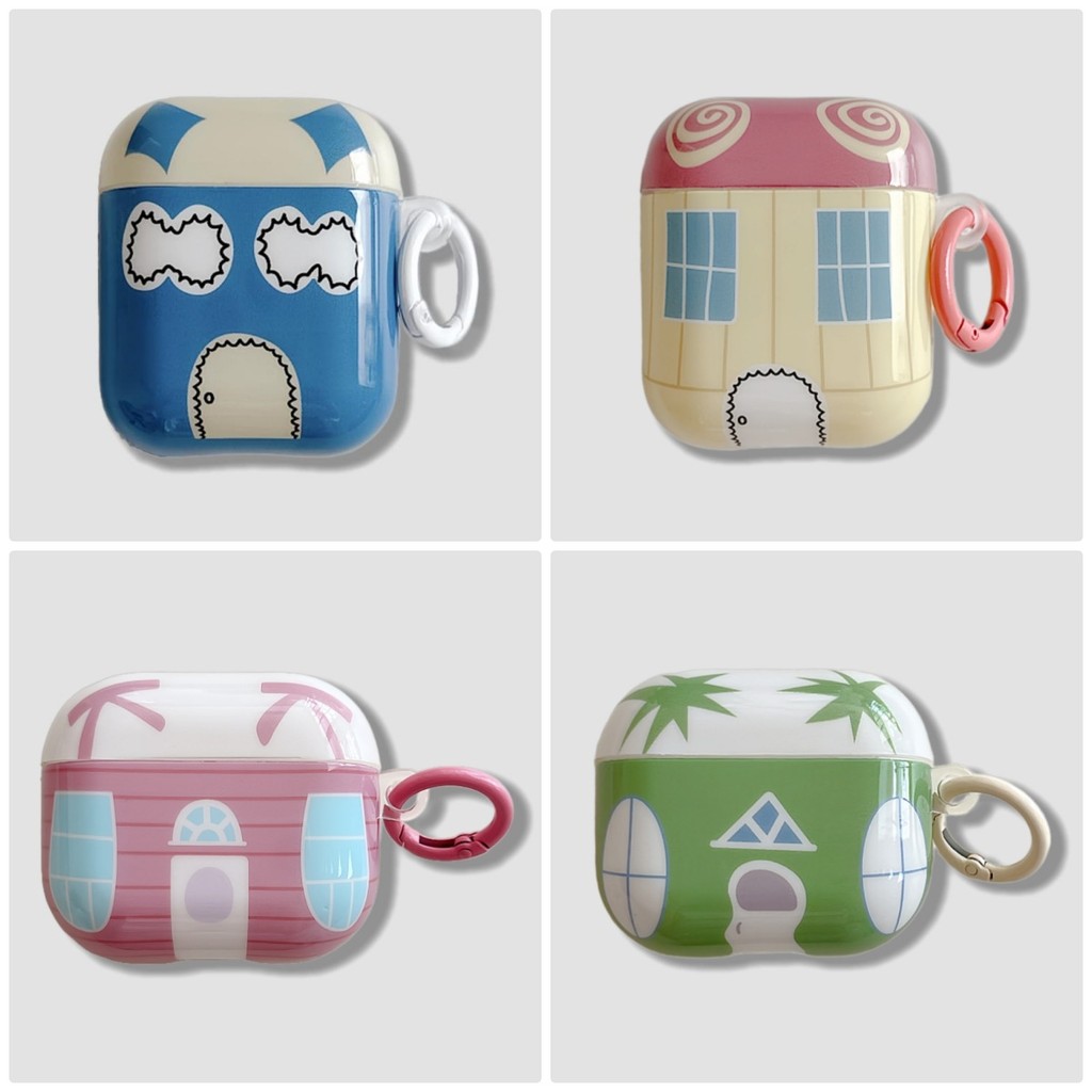 MANGO กรณีปลอกสําหรับ AirPods 1 2 3 4 Pro 3 2 กรณีปลอก Gen 2 3 4 2nd 3rd 4th Gen2 Gen3 Gen4 IMD Simp