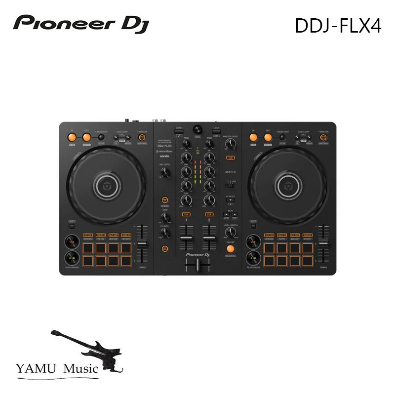 Pioneer DJ DDJ-FLX4 2-deck rekordbox และ Serato DJ Controller DDJ FLX4