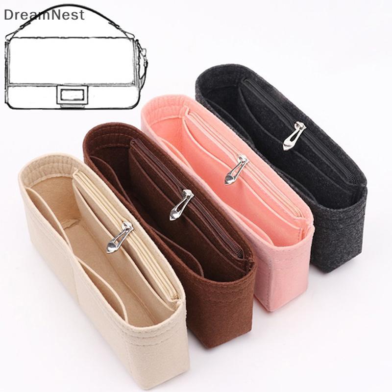 [DreamNest] 1PC Felt Insert Bag Organizer,แต่งหน้า,Liner Perfect forกระเป๋าถือผู้หญิงสําหรับและกระเป๋าเครื่องสําอาง (th)