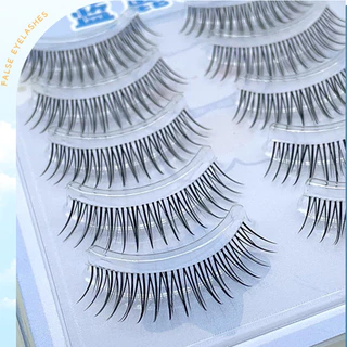 5 คู่ Lash Extension Cross Natural U-shaped Dense เกาหลีแต่งหน้า K-POP สไตล์