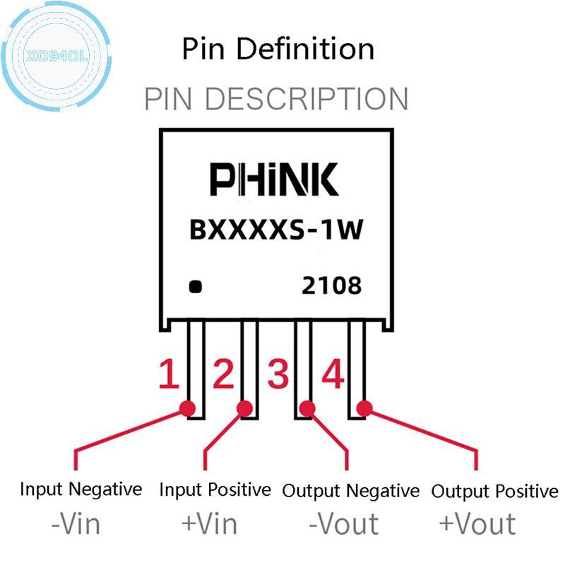 Xo94ol 2 ชิ้น/ล็อต B0505S-1W B0505S B0505 SIP-4 IC ใหม่แหล่งจ่ายไฟแยก 5V ถึง 5V TH