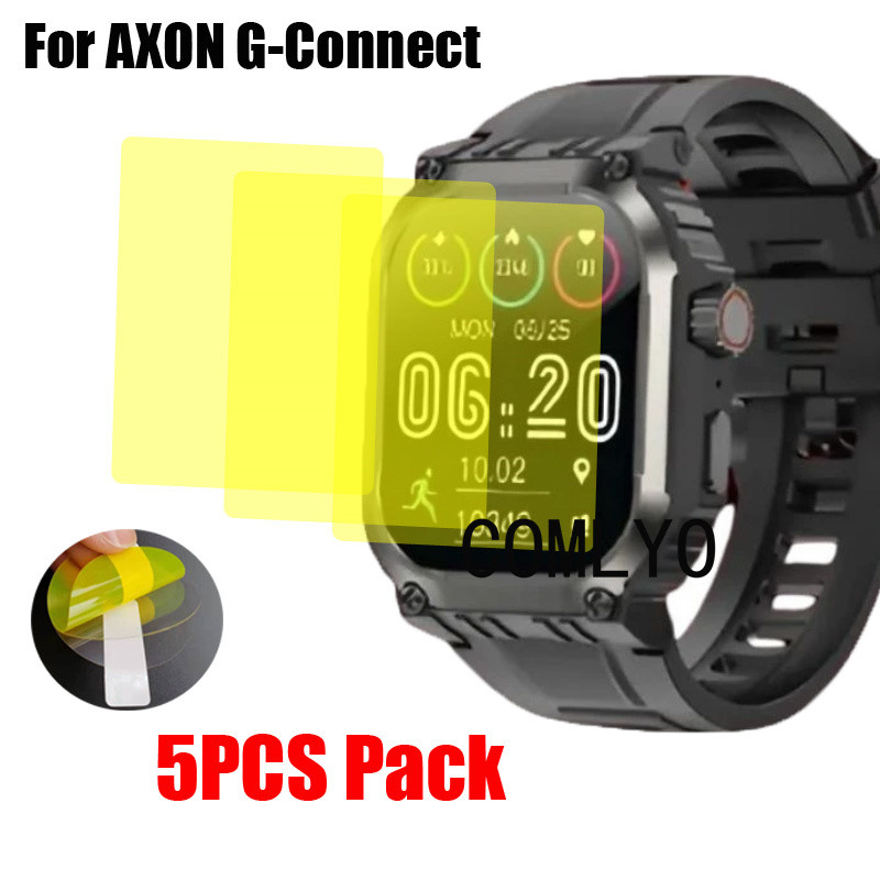 สําหรับ AXON G-Connect สมาร์ทนาฬิกาป้องกันหน้าจอ Ultra Thin Cover HD TPU Film