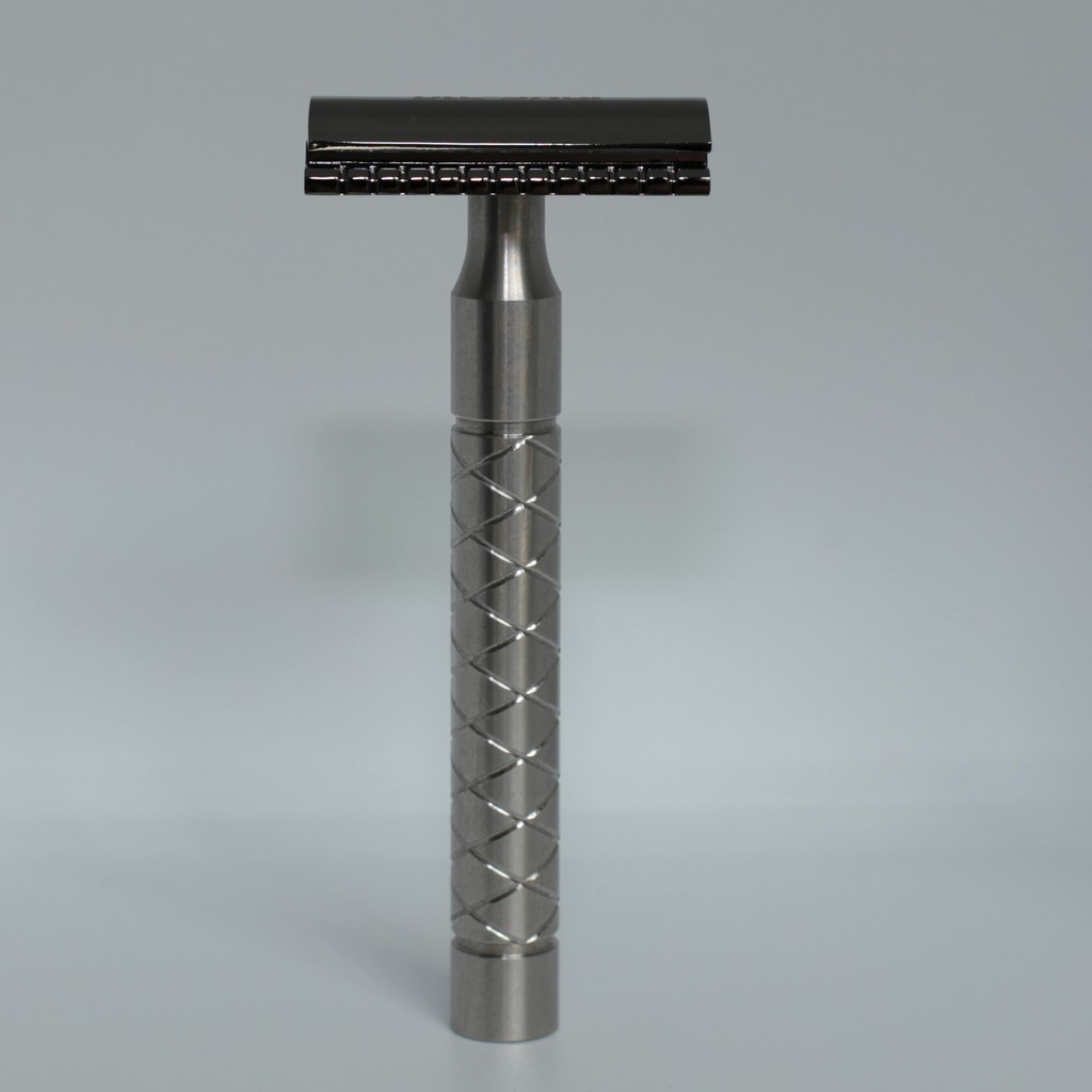 Yaqi yaqi หัวโกนแบบใช้มือหัวโกนสองด้านหัวโกนสมัยเก่าหัวเครื่องโกนหนวดเพื่อความปลอดภัย