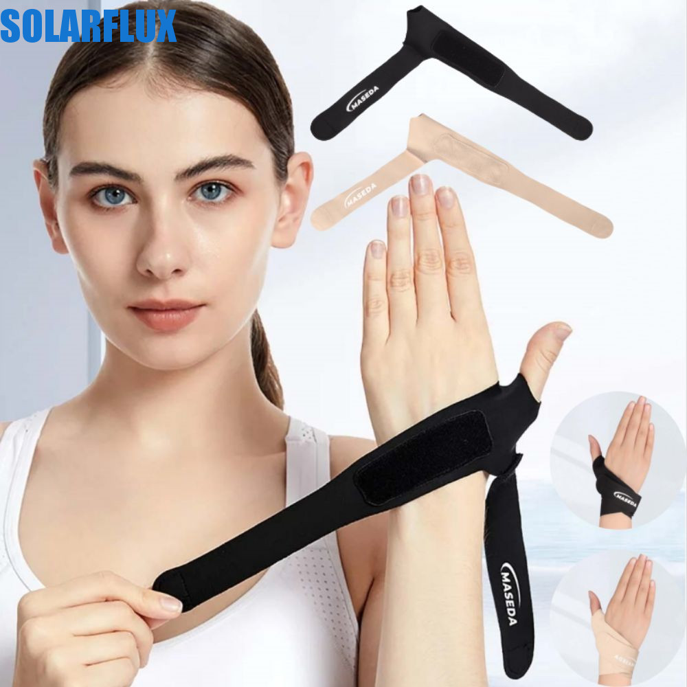 SOLARFLUX Thumb Stabiliser Support, สายรัดนิ้วโป้งยืดหยุ่นสูง, อุปกรณ์ป้องกันสำหรับกีฬา