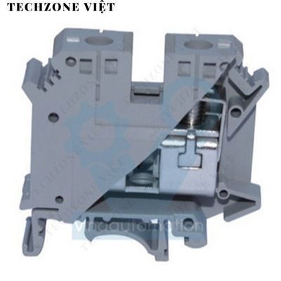 UK-35N Rail Mount Terminal 800V 125A ขนาดสายไฟ 10-35mm2 TechZone Viet