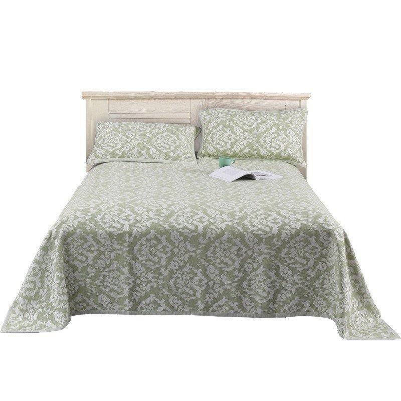 ขายส่งที่นั่งผ้าลินินเสื่อเปียกปั่น 1.8mE0PB ผ้าลินินบริสุทธิ์เด็กฤดูร้อนชุดสามชิ้นผ้าปูที่นอน Y30Y