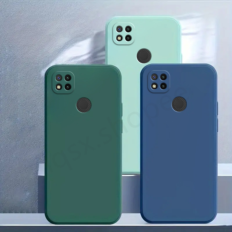 เคสสําหรับ Redmi 9C, Redmi 10A, เคสนิ่ม, เคสเรียบง่าย, เคสสีธรรมดา