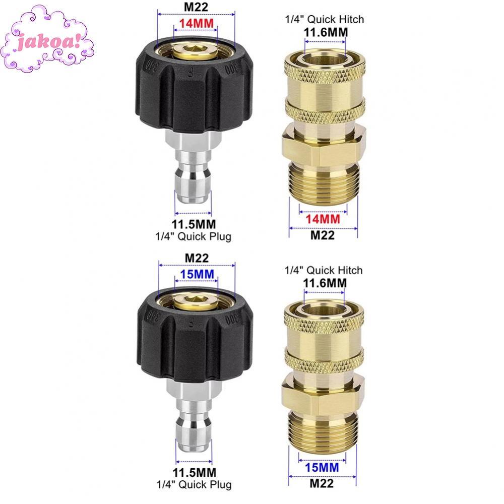 ❀On Sale❀Quick Connect M22 Coupling for Pressure Washers with 14mm 15mm Fittings❀