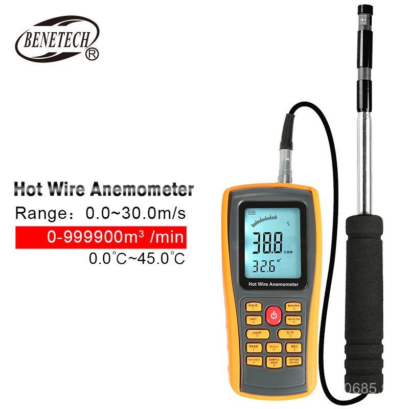 การวิเคราะห์ข้อมูล Thermal Digital GT8911 ออนไลน์ USB พิธีความเร็วลม GM8903/เครื่องวัดปริมาณลมมาตรฐา