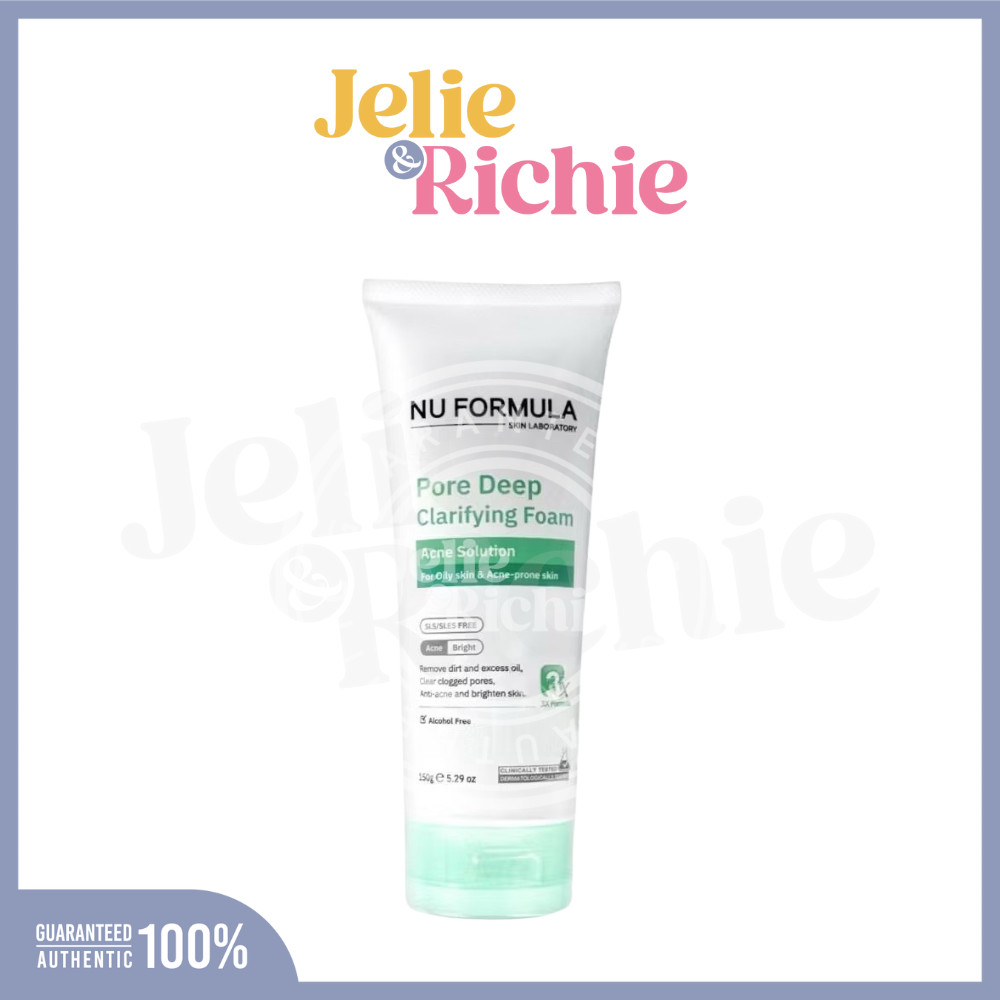 Nu Formula Pore Deep Clarifying Foam 150g นูฟอร์มูล่า พอร์ ดีพ แคลริฟายอิ้ง โฟม โฟมล้างหน้า 150g