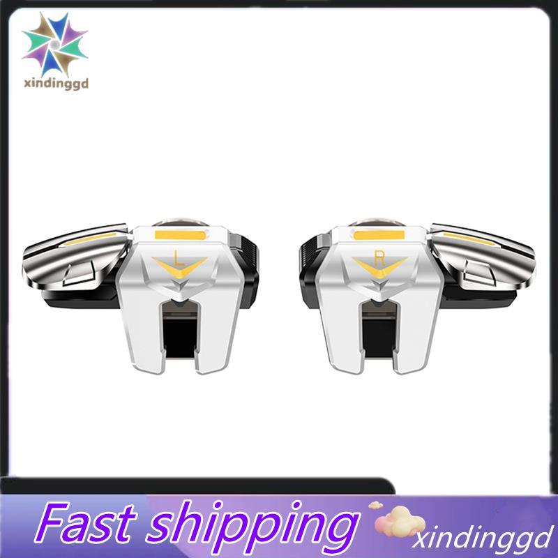 Universal สําหรับโทรศัพท์มือถือเกม Trigger 6-Fingers สําหรับ L1 R1 Gamepad จอยสติ๊กสําหรับเกมมือถือ