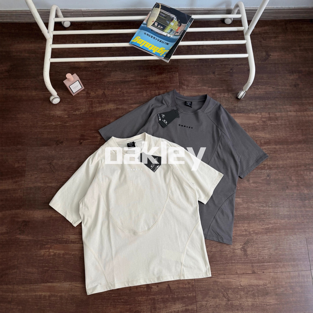 YBP8 Oak Outdoor leisure silicone logo Short-sleeved Mountaineering Running Sports Quick-drying T Un