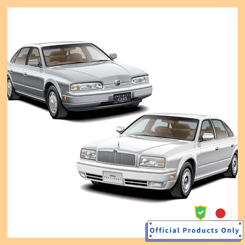 AOSHIMA The Model Car Series 1/24 Nissan G50 President JS/Infinity Q45 '89 Plastic Model
