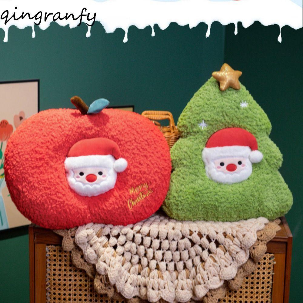 CRANK หมอนตุ๊กตาต้นคริสต์มาส,น่ารักการ์ตูนยัดไส้ต้นคริสต์มาส,Xmas Decor Super Soft Kawaiiโยนหมอนหญิง