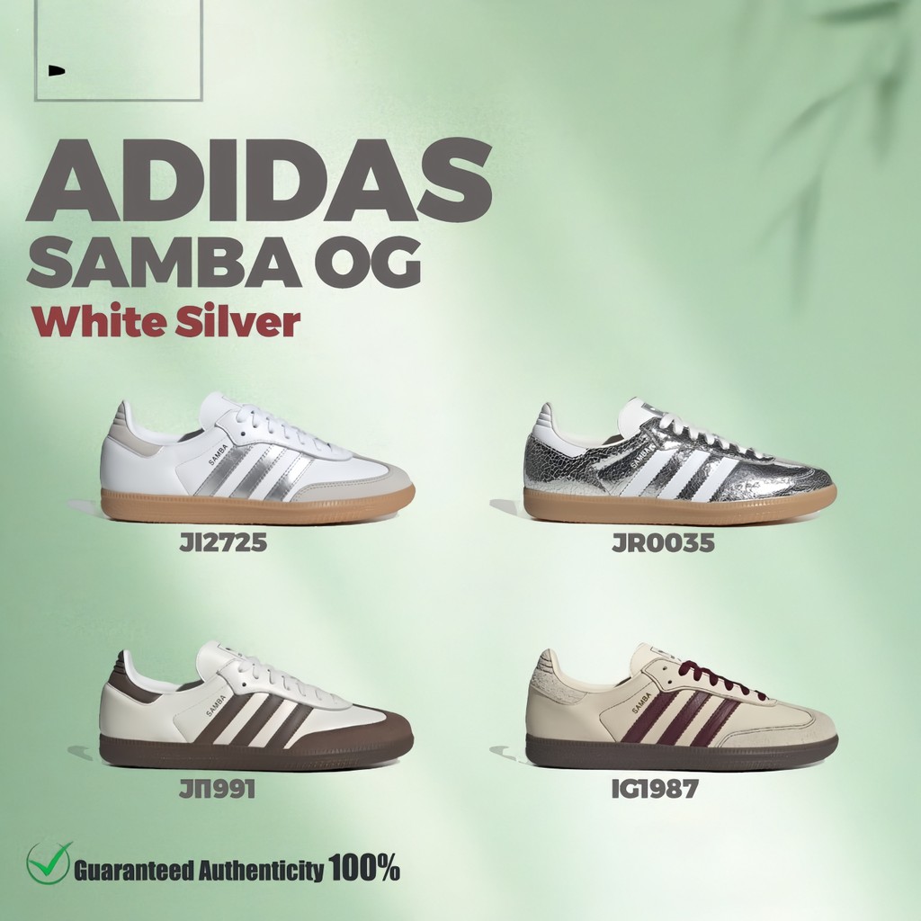 ⭐รองเท้า Adidas originals SAMBA OG J12725/JR0035/JR2660/IG1987 [ของเเท้ 100%] สะดวกสบาย รองเท้าลำลอง