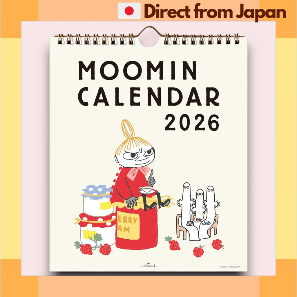 Moomin 2026 Wall Calendar Hallmark Little My Small Vertical Wall Hanging Calendar [Japan Shipped]