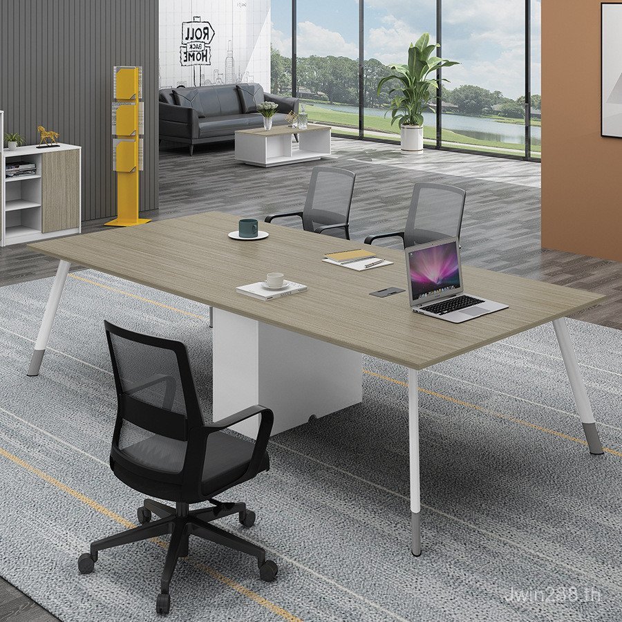 JY-H2412 อิตาเลี่ยนโต๊ะเขียนหนังสือแฟชั่น Modern Series Strip Table Conference Table Long Table ที่ไ