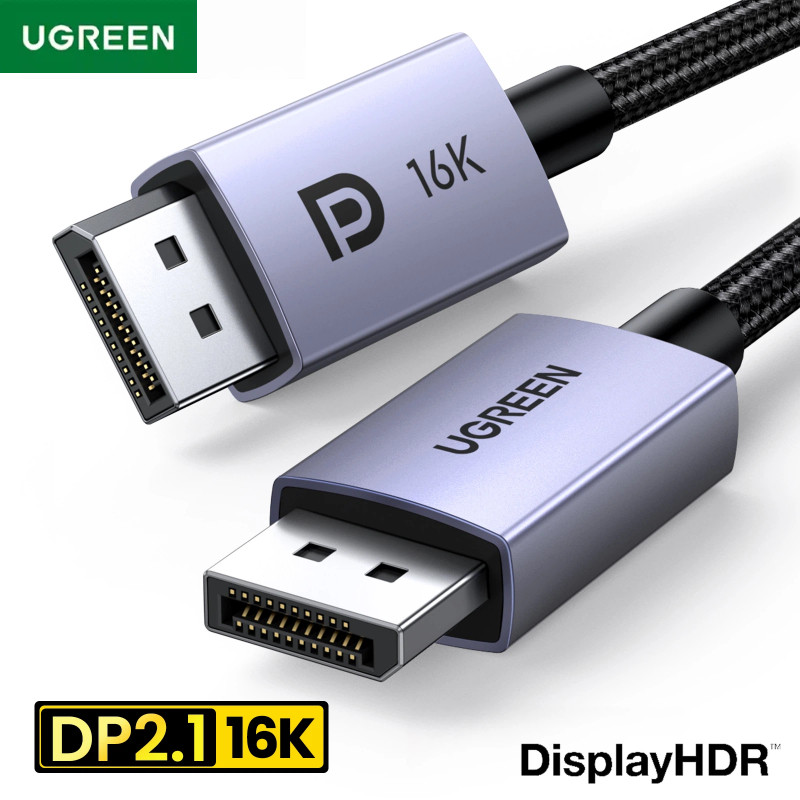 UGREEN Displayport Cable 16K 8K Video Audio DP Cable for TV Box PC Laptop Monitor Video Game Display