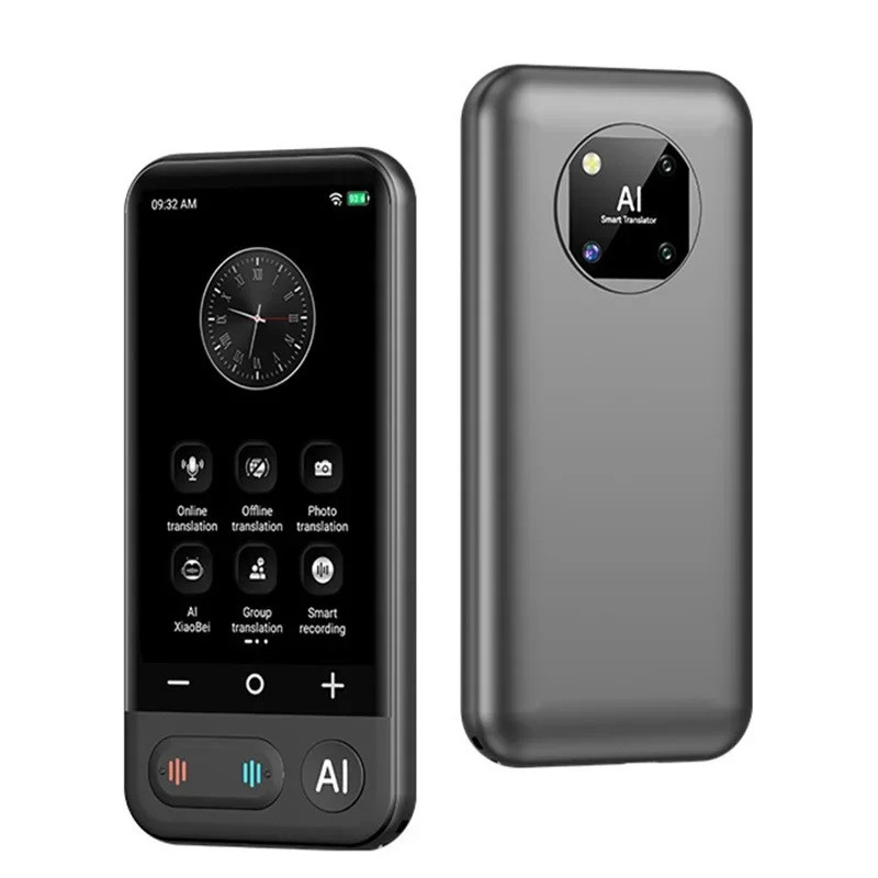 Z16 AI เครื่องแปลเวลาจริงเสียงอัจฉริยะ 139+ หลายภาษาออนไลน์ 4 นิ้วหน้าจอขนาดใหญ่แบบพกพาออฟไลน์ Tradu