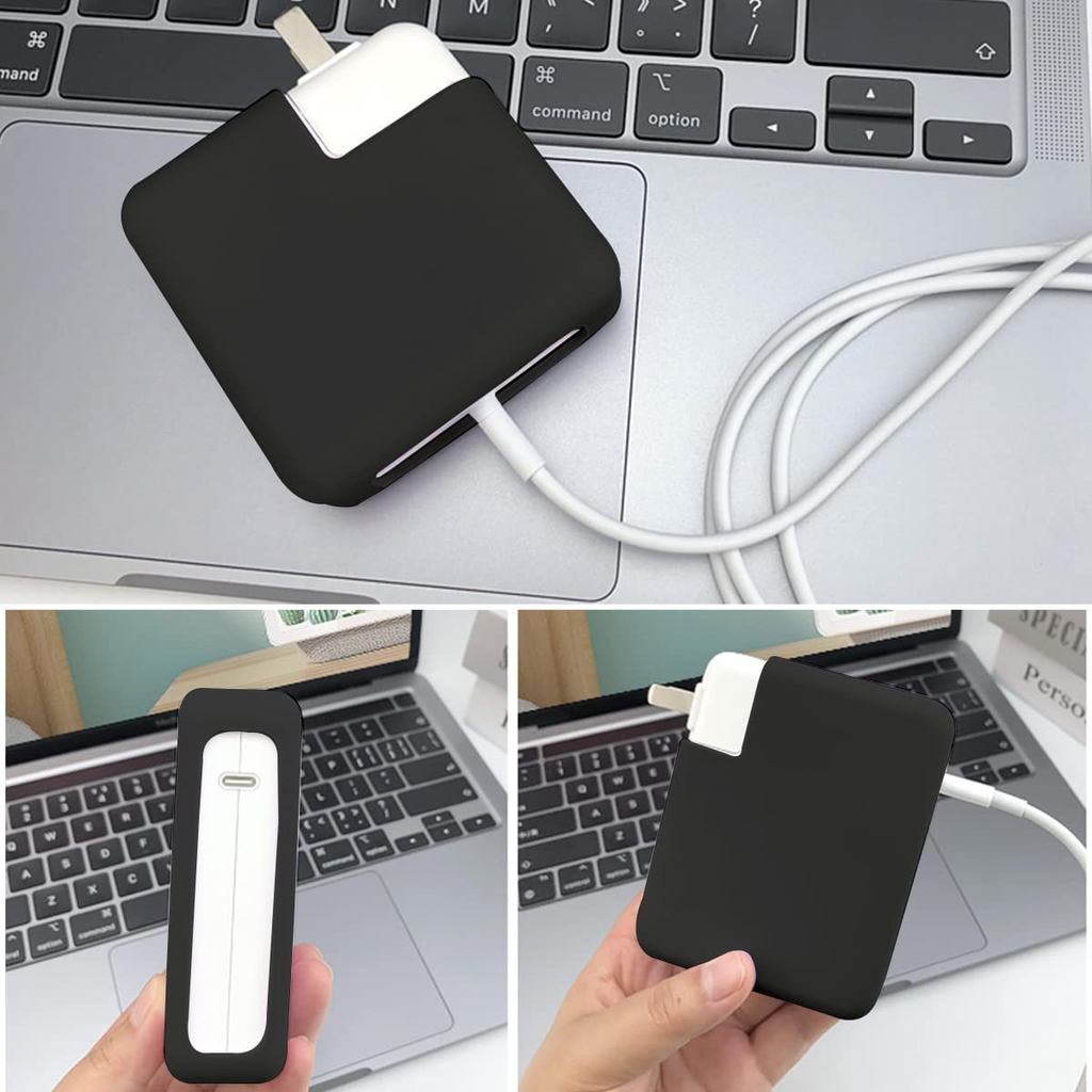 สําหรับ Macbook Air Pro M1 M2 M3 M4 M5 Charger Case 30W/35W/45W/70W/ 61W/67W/140W ซิลิโคนอ่อนนุ่มกัน