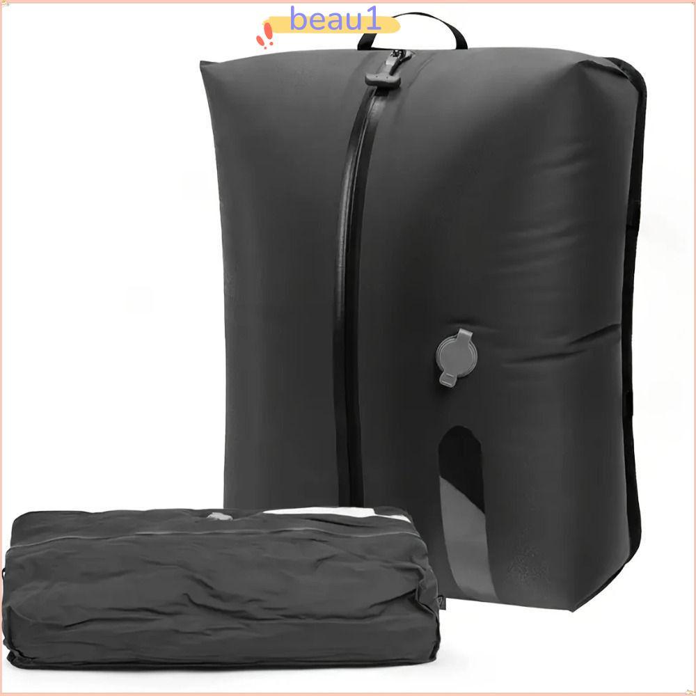 สวย1 ถุงสูญญากาศสําหรับเดินทาง,พับถุงบีบอัดสูญญากาศนํามาใช้ใหม่,ทนทานกันฝุ่นกันน้ําประหยัดพื้นที่ถุงบีบอัดเดินทางสําหรับกระเป๋าเดินทางกระเป๋าเ