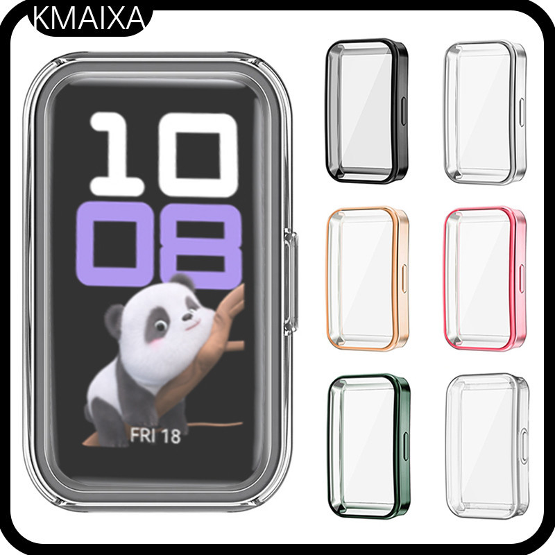 เคสสําหรับhuawei Band 10 9 8 เคสป้องกันTpuรวมทุกอย่างเคสElectroplated Soft DrawนาฬิกาสําหรับSmartwatch Huawei Band 8 อุปกรณ์เสริม