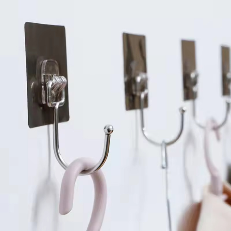 ตะขอสแตนเลสติดผนังขนาดใหญ่ กันน้ำสําหรับแขวนผนัง #Z309-D - รูปที่ 2