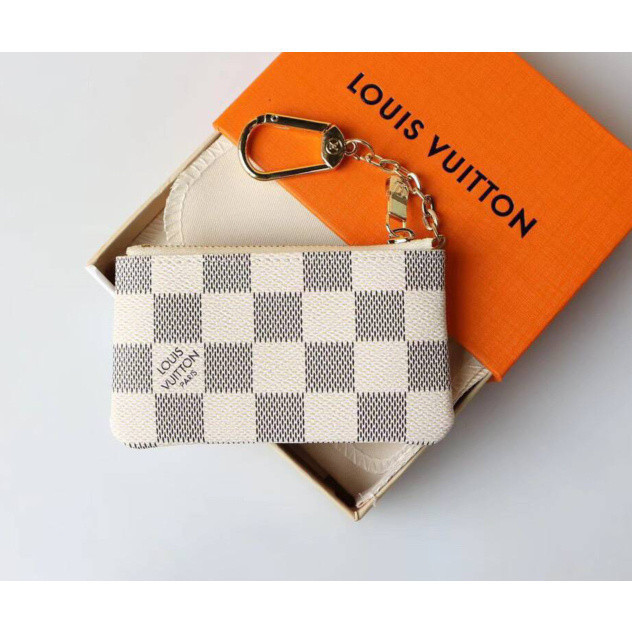 [กล่องของขวัญ] แฟชั่น Lv zipper ถุงใส่เหรียญ หนังคุณภาพสูง แพ็คการ์ด คุณผู้หญิงกระเป๋าในมือ - รูปที่ 3