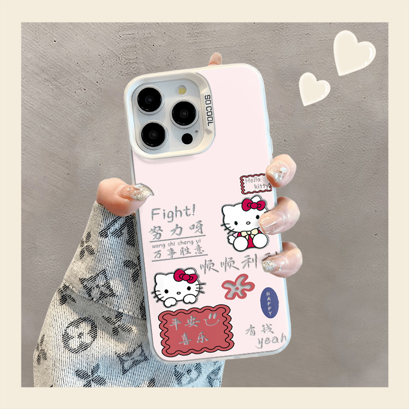 Rich HellokittyCase สําหรับ Vivo Y17 Y12 Y12S Y30 Y7S Y50 Y100 S10 S10E V23E V23 V25 V27 V29 X60 X70