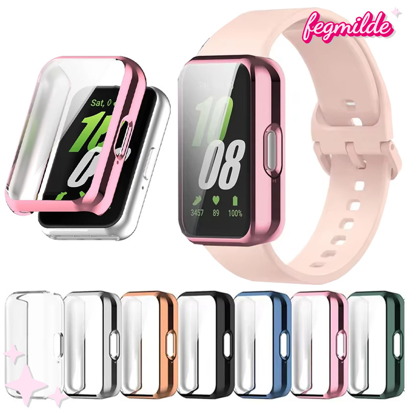 เคส TPU ครอบคลุมรอบด้าน for SmartWatch Samsung Galaxy Fit 3 อุปกรณ์เสริมเคสป้องกันหน้าจอนุ่ม พร้อมฟิล์ม